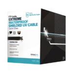 Bobina de cable de 305 m, Cat5e, color negro, sin blindar, para aplicaciones de video vigilancia, redes de datos. Uso en intemperie - Image 2