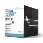Bobina de cable de 305 m, Cat6, para intemperie, sin blindar, color blanco, UL, para aplicaciones en CCTV y redes de datos. Requiere tubería para su correcta instalación en ambientes exteriores. - Image 2
