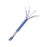Bobina de cable de 152.5 Metros Cat6+ CALIBRE 23 ALTO DESEMPEÑO, super flexible, UL, color Azúl, para aplicaciones de video vigilancia, HD, y redes de datos. Uso interior. - Image 2