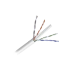 Bobina de cable de 152 Metros Cat6+ CALIBRE 23 ALTO DESEMPEÑO, super flexible, UL, color Blanco, para aplicaciones de video vigilancia y redes de datos - Image 4