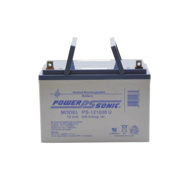 PS121000U-h Batería 12V, 100AH, Para Respaldo, Tecnologías AGM/VRLA, 10-12 Años Vida Útil, Terminales U, Reconocida UL - Image 1
