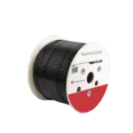 Bobina de cable de UTP de 4 pares Cat5e de 305 m (1000 ft), 100% Cobre, LDPE Resistente a rayos UV Relleno de Gel, Color Negro, 24 AWG, Uso en Exterior,  Para Aplicaciones de Voz, Datos y Video - Image 2