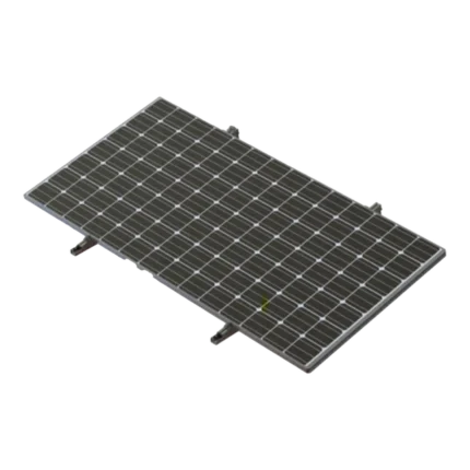 Montaje Para Piso de Concreto Para un Modulo Fotovoltaico  de 450 a 660W