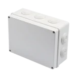 Caja Derivación-Conexión de Plástico (140 X 190 X 76 mm) con 10 Glándulas de Goma. Para Instalaciones Comerciales, Residenciales e Industriales. Incluye Tornillería para su Tapa. Funciona También como Registro. - Image 3