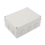 Caja Derivación-Conexión de Plástico (140 X 190 X 76 mm) con 10 Glándulas de Goma. Para Instalaciones Comerciales, Residenciales e Industriales. Incluye Tornillería para su Tapa. Funciona También como Registro. - Image 2