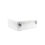 Gabinete de Plástico ABS, Uso en Intemperie IP66 (350 x 460 x 160 mm) Cierre por Broche Inoxidable y Permite Cerrado con Candado y Llave (Perno 5mm) No Incluido - Image 2