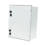 Gabinete de Poliéster IP65 Uso en Intemperie (400 x 500 x 200 mm) con Placa Trasera Interior de Plástico (Incluye Chapa y Llave).