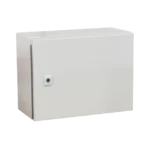 Gabinete de Acero IP66 Uso en Intemperie (500 x 300 x 300 mm) con Placa Trasera Interior Metálica y Compuerta Inferior Atornillable (Incluye Chapa y Llave T). Ideal para Centros de Carga y Tableros de Control