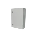 Gabinete de Acero IP66 Uso en Intemperie (500 x 700 x 250 mm) con Placa Trasera Interior Metálica y Compuerta Inferior Atornillable (Incluye Chapa y Llave T).