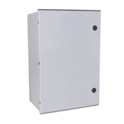 Gabinete de Poliéster IP55 Uso en Exterior (800 x 1000 x 300 mm) con Placa Trasera Interior de Plástico (Incluye Chapa y Llave).