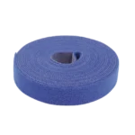 Cinta de Contacto Autoadherente Color Azul / 1.6 cm x 25 metros / Espalda con Espalda (Gancho y Bucle) - Image 2