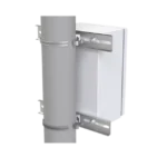 Montaje de Metal Galvanizado para Poste Universal para Gabinetes de Ancho Hasta 30 cm.