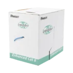 Bobina de Cable UTP 305 m. de Cobre, TX6000™ PanNet, Reelex, Azul, Categoría 6 Mejorado (23 AWG), LSZH (Bajo Humo, Cero Halógenos), de 4 pares