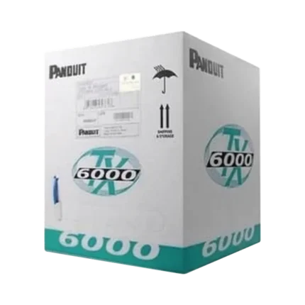Bobina de Cable UTP 305 m. de Cobre, TX6000™ PanNet, Reelex, Blanco, Categoría 6 Mejorado (23 AWG), PVC (CMR, Riser), de 4 pares