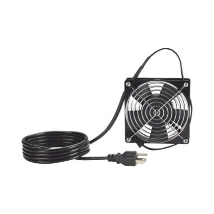 Ventilador para Instalación en Gabinete PanZone WME3BL, WME6BL, y WME9BL, de 115 Vca, y Cable de Corriente de 1.8M