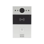 Videoportero de 1 Botón / Lector de Tarjetas MIFARE y PROX EM / Notificación a APP / 100% en la Nube / Notificación por Llamada Telefónica / SIP / ONVIF / IP65 / Cámara 2MP / Panel de Aluminio / Control de 2 Puertas