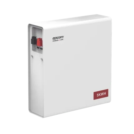 Batería de Litio Hierro Fosfato (LiFePO4)  de 5 Kwh, 51.2 Vcc, 100 Ah, Outdoor, Instalación a pared