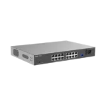 e-Lighten ONU / Switch PoE+ Hibrido, Capa 2 con un Puerto PON 1G SC/UPC y 16 Puertos Ethernet PoE+ 1G hasta 240 Watts y 100 Clientes - Image 3
