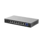 e-Lighten ONU / Switch Hibrido, Capa 2 con un Puerto PON 1G SC/UPC y 8 Puertos Ethernet 1G hasta 100 Clientes