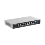 e-Lighten ONU / Switch PoE+ Hibrido, Capa 2 con un Puerto PON 1G SC/UPC y 8 Puertos Ethernet PoE+ 1G hasta 120 Watts y 100 Clientes - Image 3