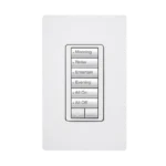 (RadioRA2) Teclado seetouch 6 botones, 2 botones subir/bajar, programe escenas diferentes en cada botón. - Image 2