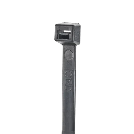 Cincho de Nylon 6.6 StrongHold™, 300mm largo x 3.6mm ancho, Color Negro, Exterior Resistente a Rayos UV, Paquete de 100pz