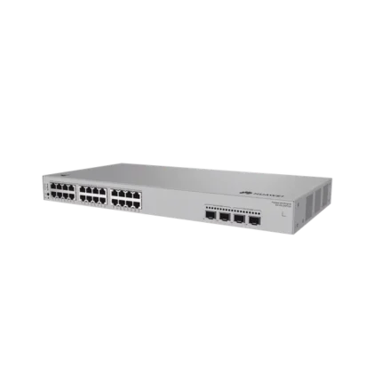 Switch de Acceso eKit Administrable / Capa 2+ / 24 Puertos PoE+ Gigabit + 2 Puertos SFP(2.5 Gbps) + 2 Puertos SFP+(10 Gbps) / PoE Perpetuo / Presupuesto PoE 400 W / Sin licenciamiento