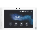 MONITOR COLOR BLANCO DE 10" IPS LCD / CERTIFICADO POR GOOGLE PLAY STORE / ANDROID 12 OS / WI-FI 6 / POE /  SIP / ENTRADAS DE ALARMA / ADMINISTRACIÓN 100 EN LA NUBE