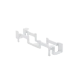Bracket para Montaje de Regleta S66, Acepta 1 regleta M150 y 1 conector de 25 pares de cada lado - Image 6
