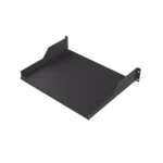Charola para Soportar Equipos en Rack de 19 in, Profundidad de 34 cm, Color Negro, 2U