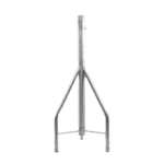 Tramo de Remate / Copete, tubo industrial 1 1/4" con tubo central 2 3/8", galvanizado por electrólisis. - Image 2