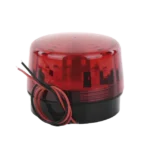 Luz Estroboscópica LED (35) / Patrones de Parpadeo Ajustables / 8 Patrones / Batería de Respaldo / 12-24 Vcc/Vca / Resistente al Clima IP66/IP55