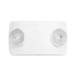Luz de Emergencia Dual LED ultra compacta/150 lúmenes/Luz fría/Batería de Respaldo Incluida/Botón de test. - Image 4