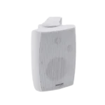 Altavoz de Pared de 2 vías | Woofer 4in + 1.5in | 2.5W - 20W | Para Sistemas 70/100V y 8 ohms | Material ABS | Rejilla y Bracket de Metal | Color Blanco