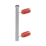Aislador de color Rojo para postes de esquina de alta Resistencia con Anti UV de uso en cercos eléctricos - Image 3