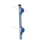 Aislador de Paso colo Azul reforzado para cercos eléctricos, resistente al clima extremoso - Image 3