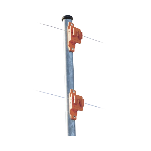 SFPASOOR-h Aislador de Paso color Naranja reforzado para cercos eléctricos, resistente al clima extremoso - Image 1