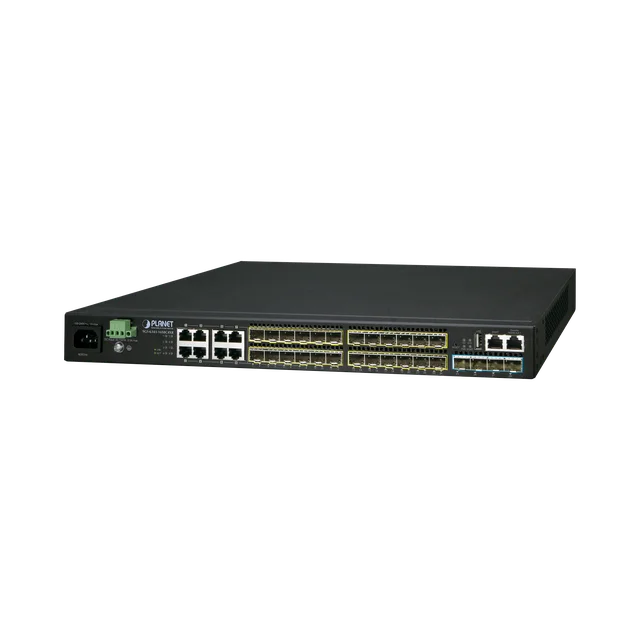 SGS634116S8C4XR-h Switch Administrable L3 16-Puertos 100/1000X SFP, 8-Puertos Gigabit TP/SFP, 4-Puertos 10G SFP+ Stackable - Image 1