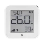 Pantalla Sensor de temperatura y humedad, inteligente e inalámbrico, integrable a la App de Shelly. - Image 2