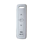 Control remoto 5 canales para motores de persiana Somfy con señal inalámbrica, instrucciones: sube, baja y detener, con posición favorita programada. - Image 2