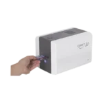 Impresora de Tarjetas Semi- automática SMART21 / Ingreso de Tarjetas Manual/Incluye Ribbon, Software y 100 Tarjetas PVC - Image 3