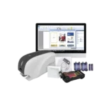 Kit Impresora de tarjetas PVC/ Una Cara /incluye: 2 x Ribbons, 100 Tarjetas PVC, Software, Kit Limpieza, Garantia 3 Años, Mascara de Seguridad UV - Image 2