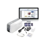 Kit de Impresora tarjetas de PVC / Puede Crecer a Laminador/ Una Cara / Incluye: 2 x Ribbon a Color, 100 Tarjetas PVC, Kit de Limpieza, Software