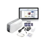 Kit de Impresora tarjetas de PVC / Puede Crecer a Laminador/ Una Cara / Incluye: 2 x Ribbon a Color, 100 Tarjetas PVC, Kit de Limpieza, Software - Image 2