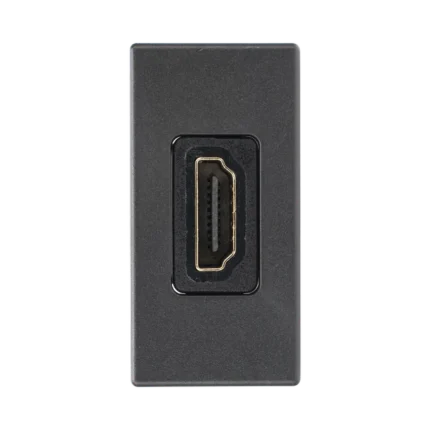Módulo HDMI Hembra - Hembra Color Grafito / (K129B/14)