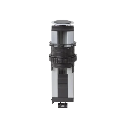 Teleblock Simon K45 para Voz, Datos, Multimedia o Contactos Eléctricos / Capacidad para 5 Módulos K45 / Apertura Automática con Tapa Abatible / Instalación en Mobiliario de Oficina o Comercial / (KTLE205CY)