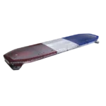 Barra de luces LED de 48", 216 LED, Dual Color, Programable,  Rojo/Azul/Ámbar/Claro, Ideal para Equipar Unidades de Seguridad Publica con Domos Rojo, Claro y Azul