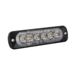 Luz Auxiliar de 6 LED, Azul, Bisel Negro, Lente Transparente - Image 3