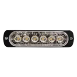 Luz Auxiliar de 6 LED, Azul, Bisel Negro, Lente Transparente - Image 6