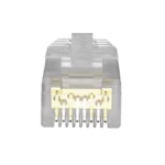 Plug RJ45 Cat6A, Para Cable UTP de Calibre 23-24 AWG, Chapado en Oro de 50 micras, Paquete de 100 piezas - Image 3